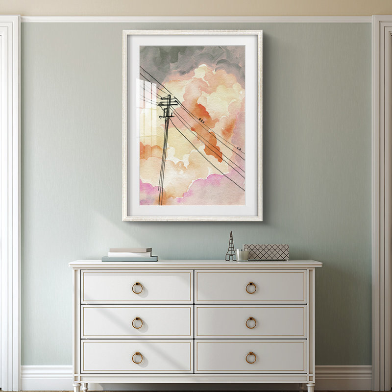 Vérone - toile tendue avec châssis, 28.5" H x 20.5" W, Blanc