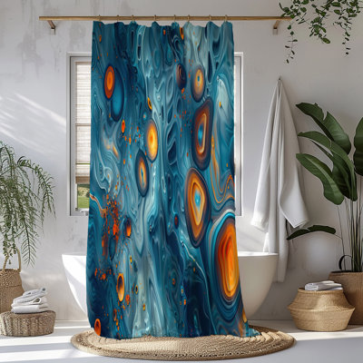 Mod Zest Shower Curtain