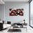 Animals Red Black White Snake Art Abstract Pattern Print-1669017065