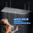 Rain Fixed Shower Head 2.5 GPM GPM with Self-Cleaning-100078059
