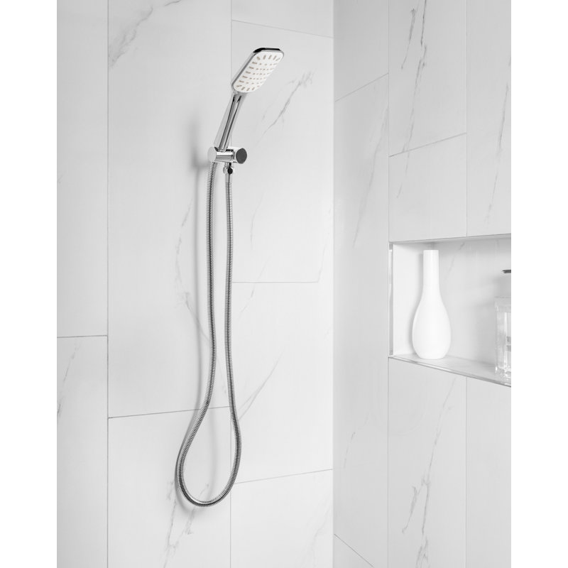 Shower Head and Hose Kit AMAJA, Silver