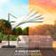 244cm Cantilever Parasol-1125041845