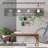 Outsunny Wooden Garden Bench, Outdoor Park Bench with Slatted Seat, Backless Front Porch Bench for Versatile Seating and Rustic Charm
