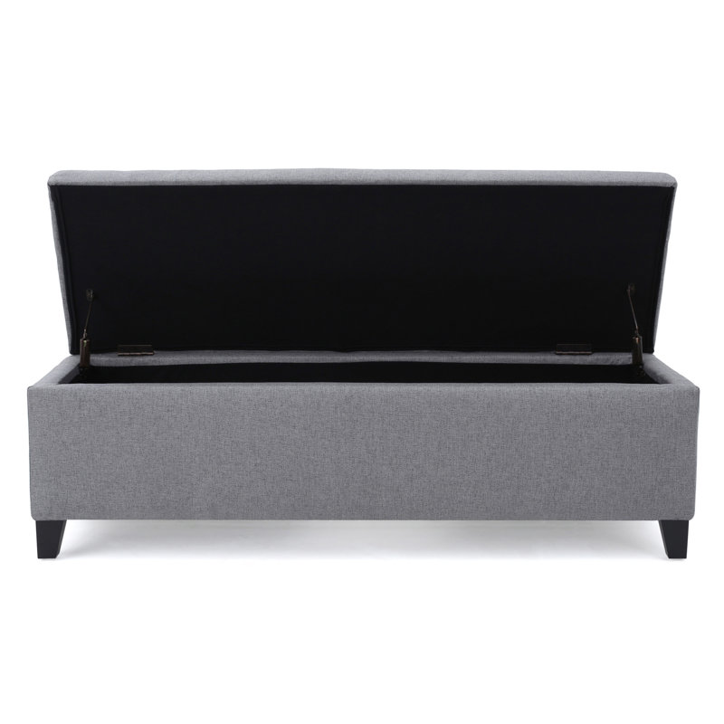 Repose-pieds, banc pour chambre ou entrée, Gris