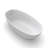 61 Inch Small Size Artificial Stone Solid Surface Freestanding Bathroom Bathtub