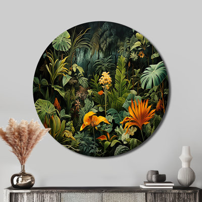 Casteau - Art mural rond en métal