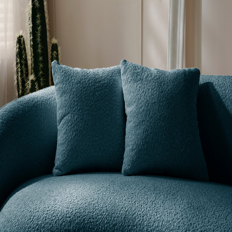 Canapé modulaire 102 po Boucle, Bleu