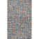 Campbell Hand-Tufted Geometric Indoor/Outdoor Rug Blue/Teal/Orange