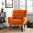 Modern Soft Material Ergonomics Accent Chair Living Room Chair Bedroom Chair Home Chair With Black Legs For Indoor Home,Upholstered,Soft And Durable-116789391