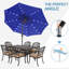 Parasol de marché éclairé Caerphilly-157318111-264100217