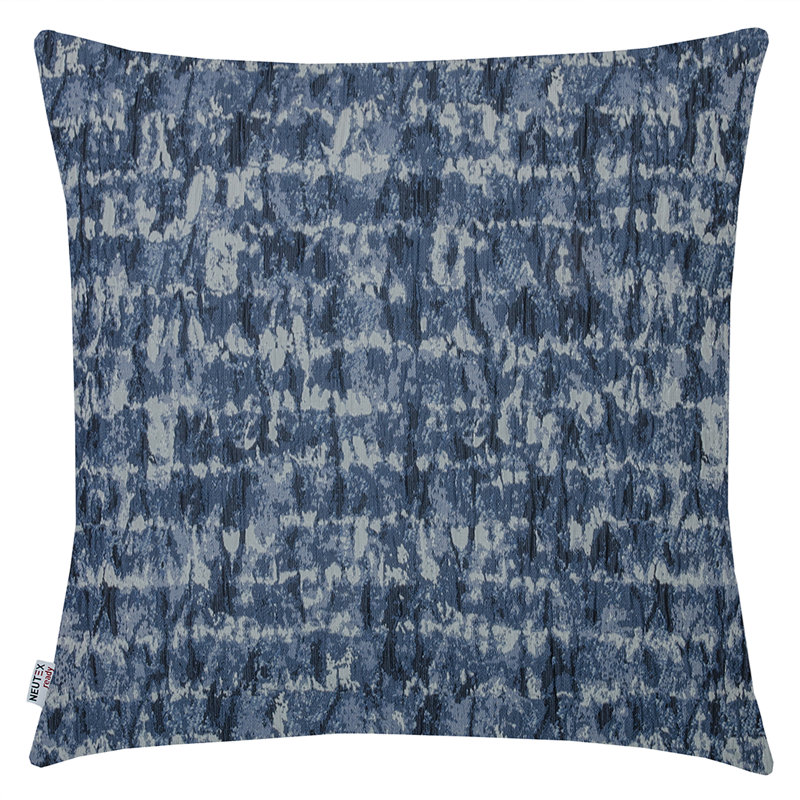 Mumbai Square Cushion Cover, 38cm H x 38cm W x 0.5cm D, Blue