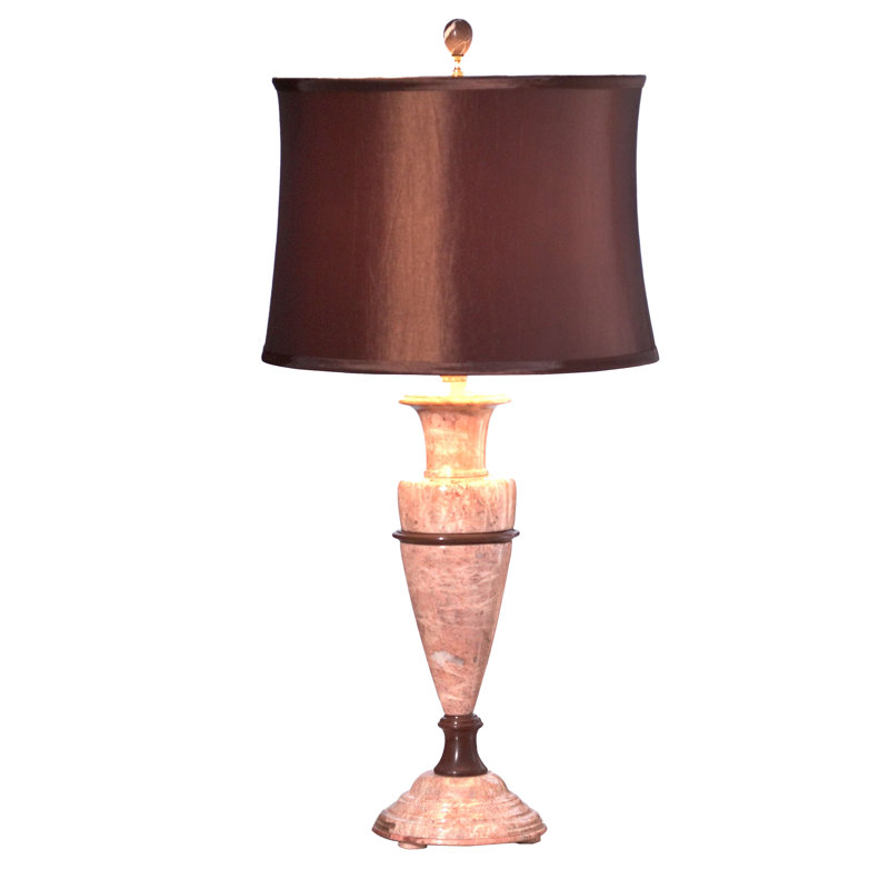 Amber Marble Table Lamp