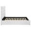 Lit plateforme double tapissier blanc Dulcey-182855182