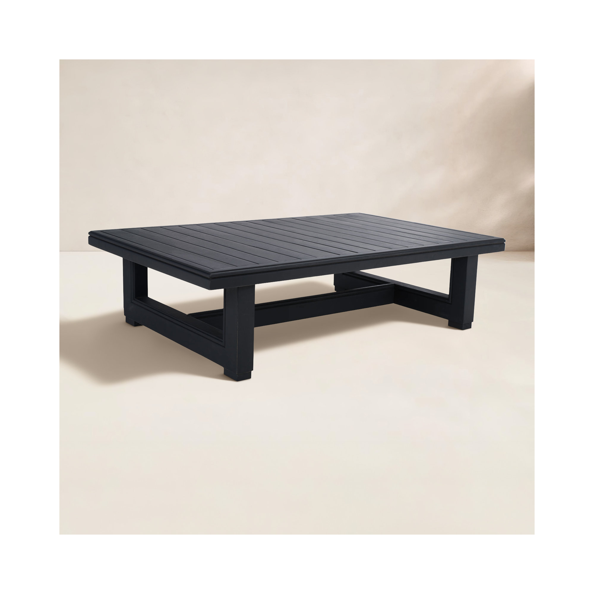 Melrose Slatted Metal Outdoor Coffee Table