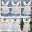 6 pièces de décoration d'ange de Noël mignon avec corde suspendue, décoration d'arbre de Noël portable