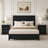 Transitional 2-Drawer Solid Wood Nightstand, No Assembly Required-1877717286