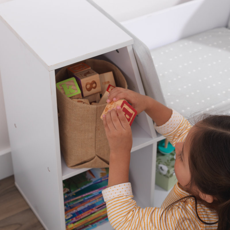 KidKraft Bookcase with Reading Nook, 6 Shelves