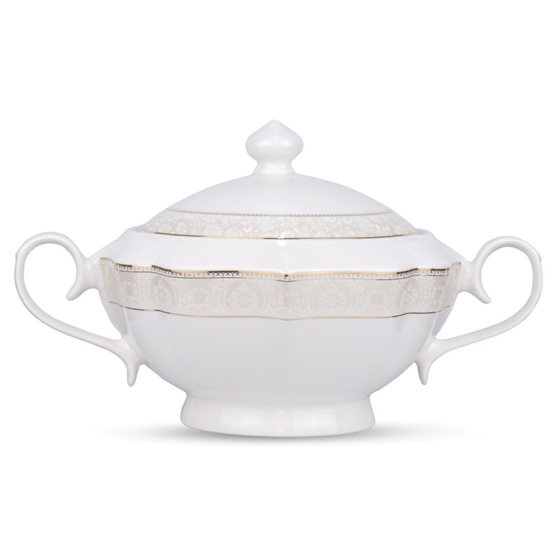 Soupière en porcelaine tendre Studio