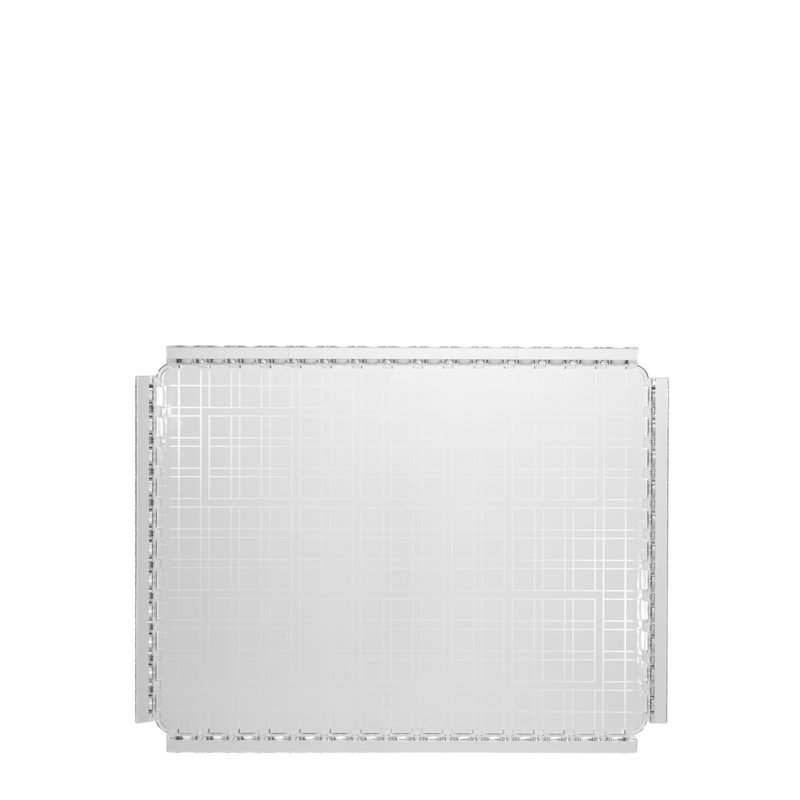 Piazza Decorative Tray, Crystal