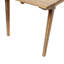Table de salle à manger en bois 69 po - Finition pour un lieu de rassemblement extérieur élégant et solide dans des repas agréables