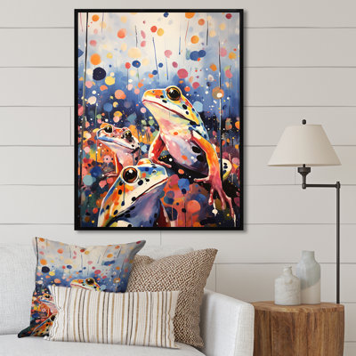 «Popart Frog Popart», reproduction sur toile