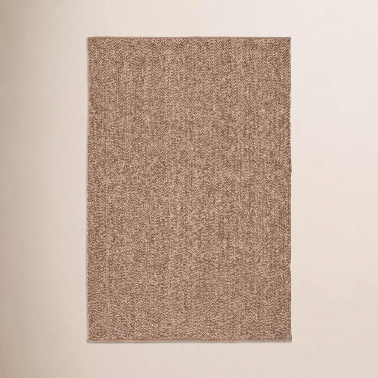 Cullen Light Tan Flatweave Outdoor Rug, Rectangle 5' x 8'