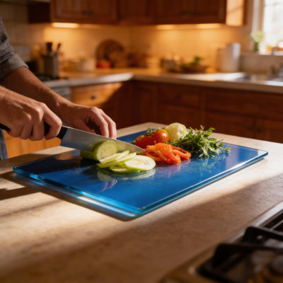Harbour Housewares - Glass Chopping Board