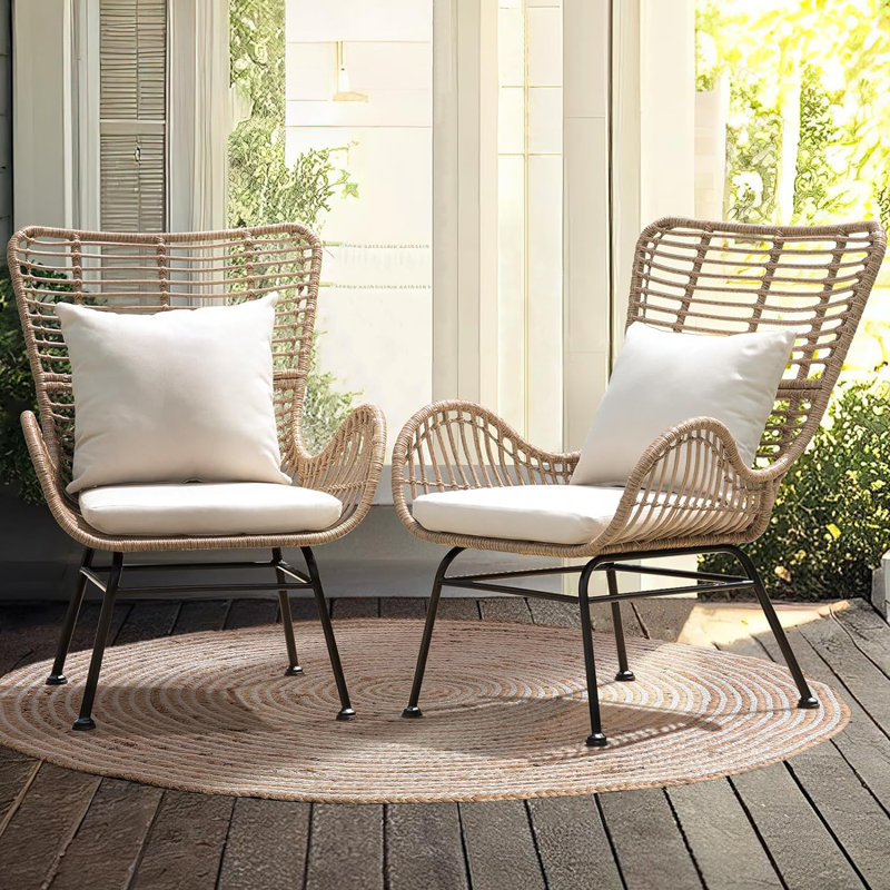 Chaise longue avec coussin Isabelle (ensemble de 2)