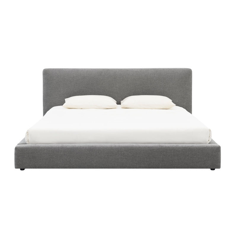 Lit plateforme Pisgah, Très grand, Gris