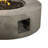 Rashid 12" H Fiber Reinforced Concrete Outdoor Fire Pit Table-1382151535-1392190129