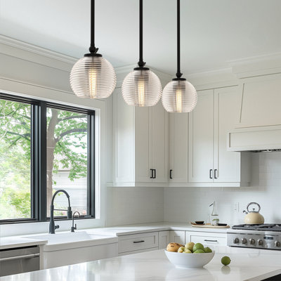 1 - Light Matte Black Single Pendant(3-Pack)