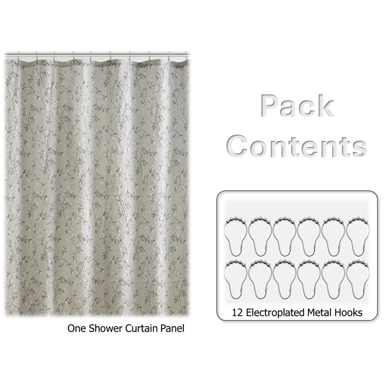 Swanson Polyester Shower Curtain