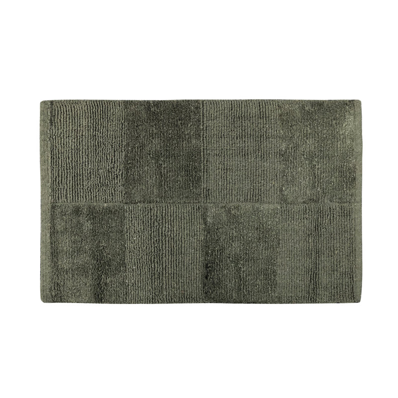 Cotton Bath Mat, Gray