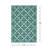Blue Rectangle Polypropylene Area Rug 5'3" X 7'6"