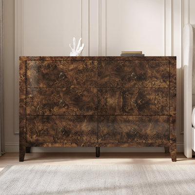 Commode large à 6 tiroirs Dorne