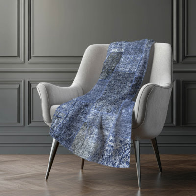 Addison Machine Washable Sherpa Throw Blanket