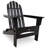 POLYWOOD Cape Cod Trex Outdoor Plastic Folding Adirondack Chair with Ottoman-16839298