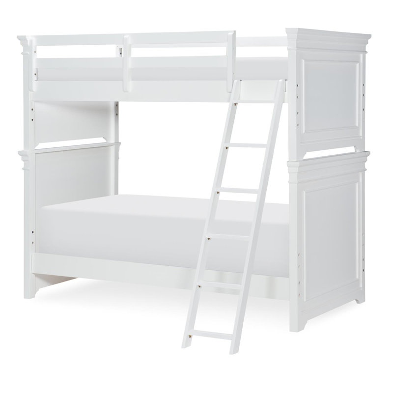 Canterbury 2.0 Twin Over Twin Bunk Bed, White