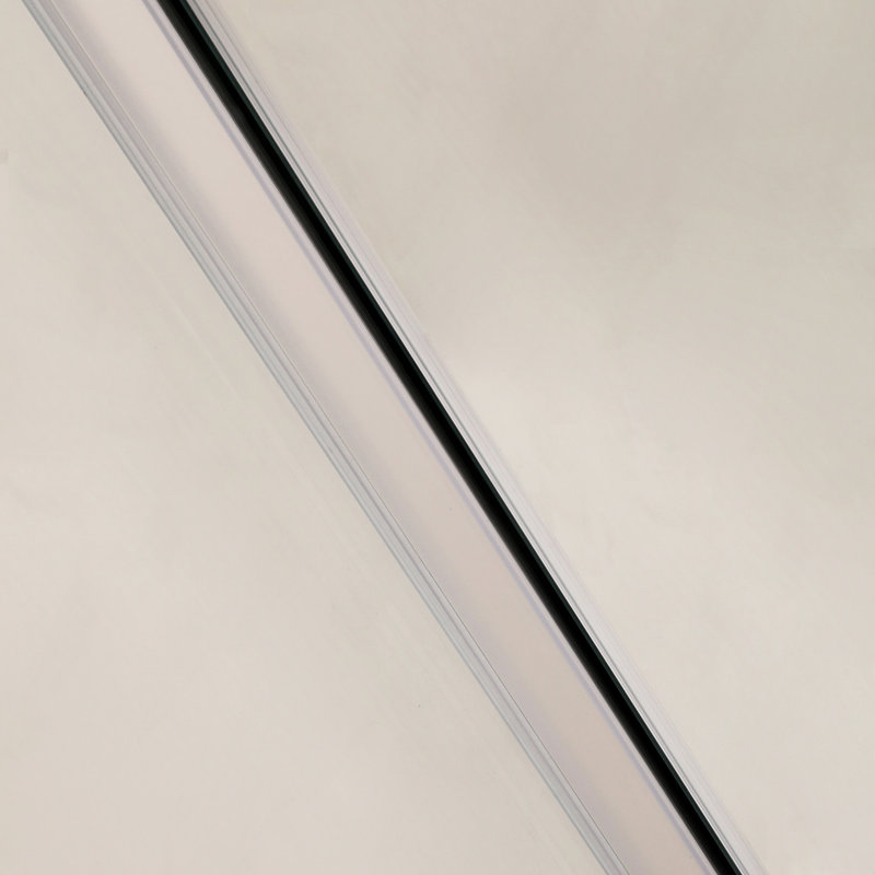 Shower Enclosure 48" W X 72" H, Brushed Nickel - Streamlined Bathroom Addition 48"x72" Double Glass, Extra Decoration