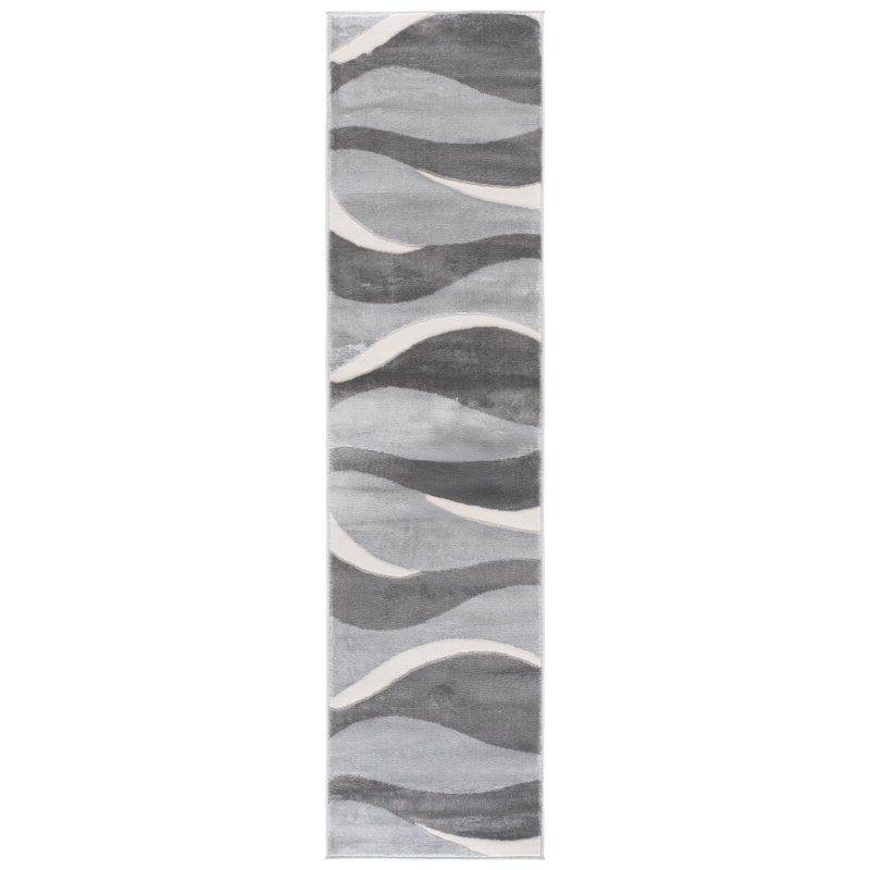 Saylor 100 Performance Abstract Indoor Rug, Runner 2' x 8'