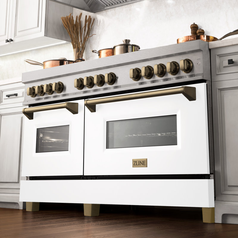 ZLINE Autograph 60" Legacy Dual Fuel Range, Matte Black
