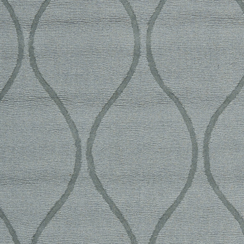 Soukup Hand Loomed Wool Geometric Rug, Square 6'