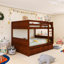 Lit superposé double avec lit gigogne simple-883711328