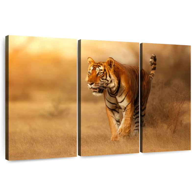 Hunting Tiger, 36" H x 57" W