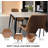 Josman Faux Leather Upholstered Dining Chair with Steel Legs-215142792-245016042