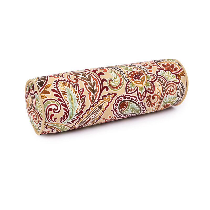 PAISLEY ENSEMBLE DE MOTIFS FLORAUX DE 2 BOLSTER AVEC MOUSSE MOUSSE