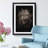 Leopard in the Dark in Abstract - Picture Frame Graphic Art Print-55772027-55772028