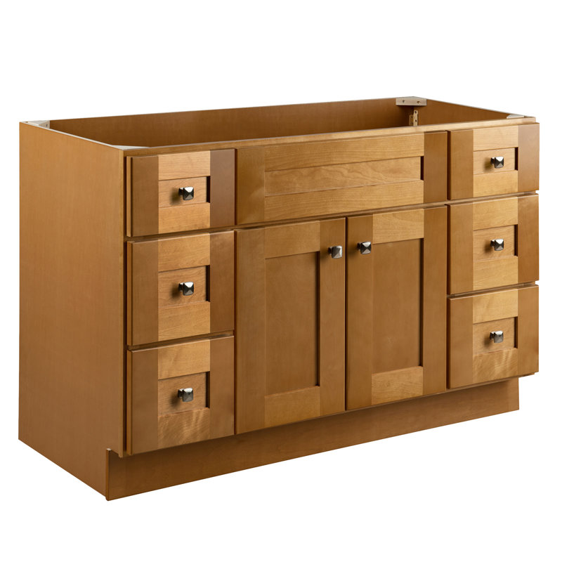 Brookings 48 Inch Modern Birch Freestanding Bathroom Vanity