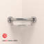 PLUS Corner Shelf 9.5", Grab Bar for Bath and Shower Safety (500 lb. Capacity)-67791254