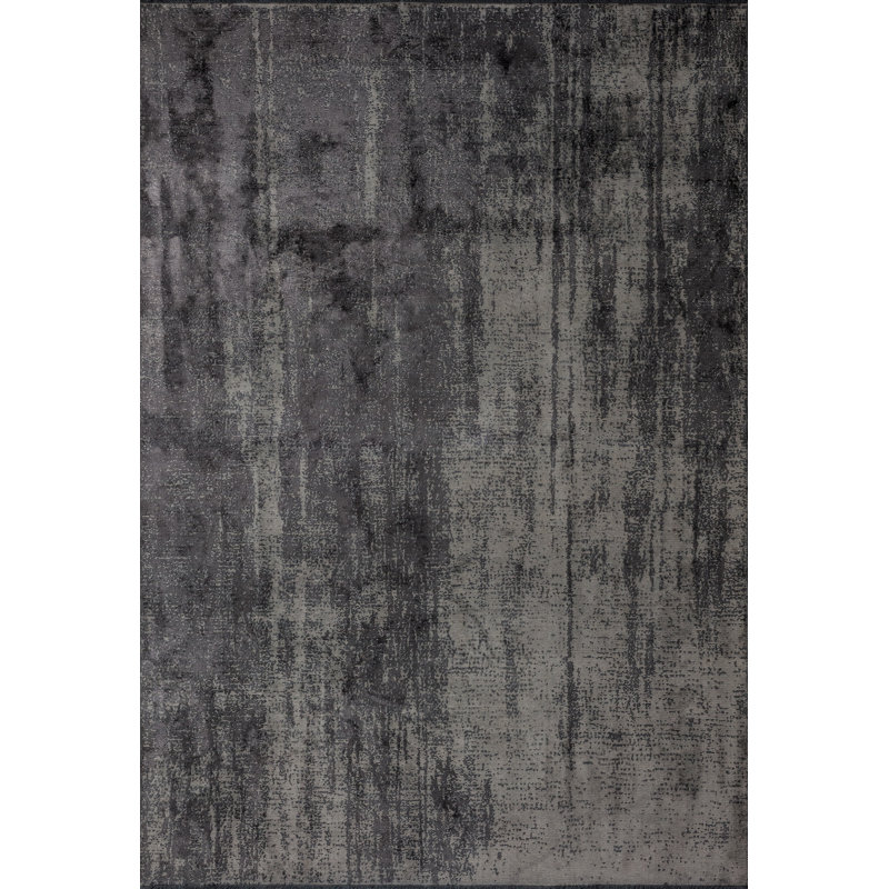 Rapture Brown/Black/Beige Abstract Luxury Area Rug, Rectangle 7'10" x 11'2"